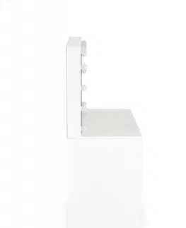 Toaletní Toaletní stolek HOLLYWOOD XL Halmar Bílá