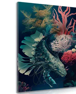 Obrazy podmořský svět Obraz surrealistická kreveta