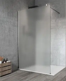 Sprchové zástěny GELCO VARIO CHROME jednodílná sprchová zástěna k instalaci ke stěně, matné sklo, 700 mm GX1470GX1010