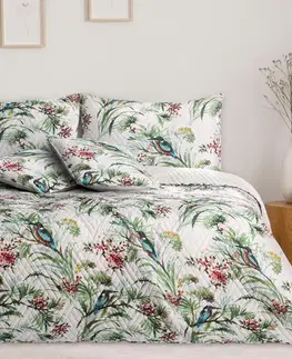 Přehozy AmeliaHome Oboustranný přehoz na postel Kingfisher 240x260 cm vícebarevný, velikost 240x260