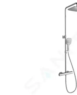 Sprchy a sprchové panely RAVAK 10° Sprchový set s termostatem, 250 mm, chrom X070103