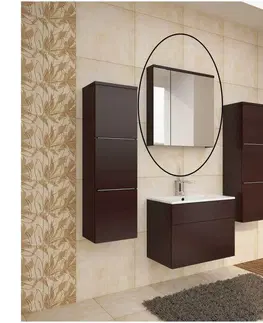 Koupelnová sestava Mason Skříňka se zrcadlem MASON Tempo Kondela Wenge