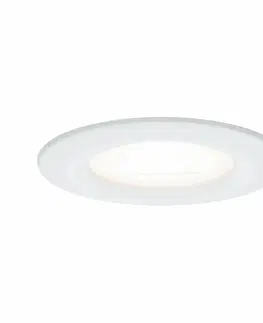 Bodovky do podhledu na 230V PAULMANN Vestavné svítidlo LED Nova kruhové 1x6,5W GU10 bílá mat nevýklopné 934.41 P 93441