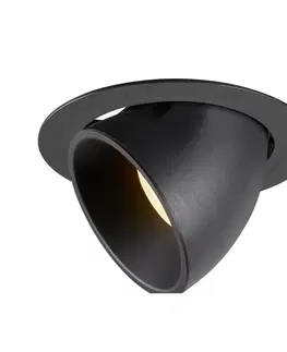 LED podhledová svítidla SLV BIG WHITE NUMINOS GIMBLE XL zápustné stropní svítidlo černé 3000 K 55° 1006053