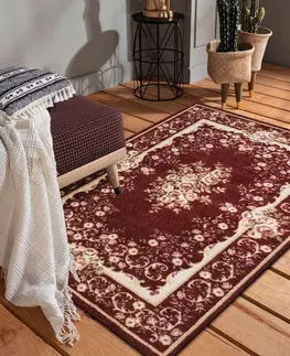 Vintage koberce Krásný rustikální červený koberec