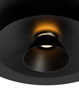 Zavesna svitidla Designové závěsné svítidlo černé včetně LED 3-stupňově stmívatelné - Pauline