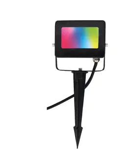 Zemní svítidlo s bodcem MEGATRON Megatron zapichovací reflektor ispot® RGB-W
