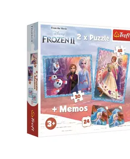 Puzzle Trefl Ledové království 2 30+48 dílků + pexeso