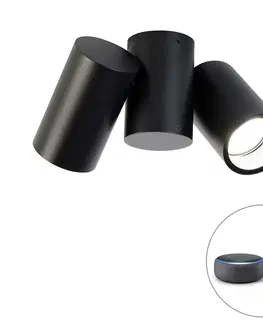Bodova svetla Smart spot černý nastavitelný včetně 2 Wifi GU10 - Michael