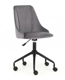 Kancelářské židle HALMAR Kancelářská židle Broke tmavě šedá