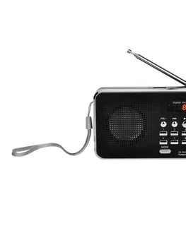 Elektronika Bravo B-6039 digitální rádio Sam, černá