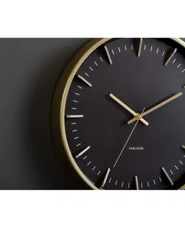Hodiny Karlsson 5911GD designové nástěnné hodiny 35 cm