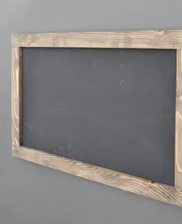 Živé a vzdělávací sady Hanah Home Nástěnná dřevěná tabule BOARD 100x60 cm černá