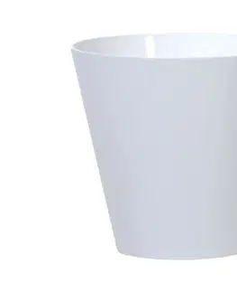 Květináče a truhlíky Prosperplast Květináč Tubus Simple bílý, varianta 20 cm