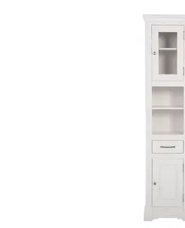 Koupelnový nábytek Comad Koupelnová skříňka vysoká Romantic 800 2D bílá borovice