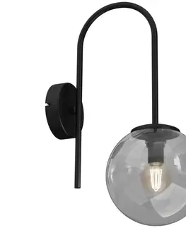 Svítidla  Nástěnná lampa CAMBRIDGE 1xE14/60W/230V černá 