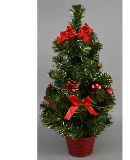 Vánoční dekorace Vánoční stromek Newkirk červená, 50 cm