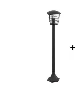 Zahradní lampy Eglo Eglo 93408 - LED Venkovní lampa ALORIA E27/8,5W/230V IP44 