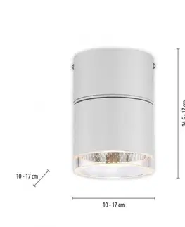LED bodová svítidla PAUL NEUHAUS LED stropní bodové svítidlo PURE-NOLA bílé 1 ramenné otočné stmívatelné krokově stmívatelné 3000K PN 6861-16