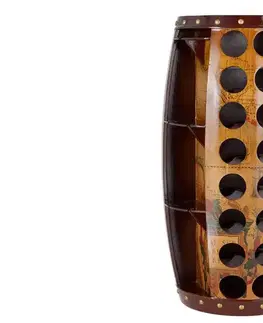 Regály a poličky LuxD Regál na víno Eisley 99 cm borovice
