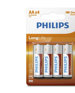 Baterie primární Baterie Philips LongLife AA 4ks
