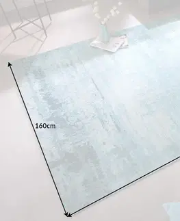 Koberce LuxD Designový koberec Rowan 240 x 160 cm tyrkysově-béžový
