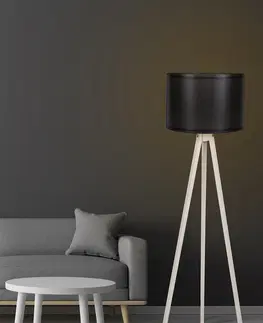 Lampy a lampičky Stojací lampa 119 černá krémová