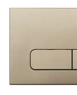 Záchody MEXEN NAPO 02 Tlačítko modul zlato /kompatibilní s modulem Geberit Delta UP100/ 604204
