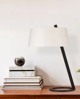 Lampy a lampičky Stolní lampa SALIHINI - MR-624 bílá černá