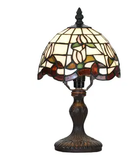 Svítidla Stolní Tiffany lampa  Meryl - Ø 18*32 cm  Clayre & Eef 5LL-6180