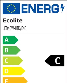 LED žárovky Ecolite LED zdroj E40 40W 3000K 7200lm IP65 LED40W-HID/E40/3000