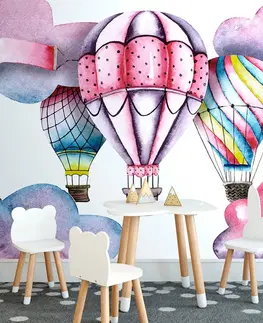 Samolepící tapety Samolepící tapeta akvarelové balónky