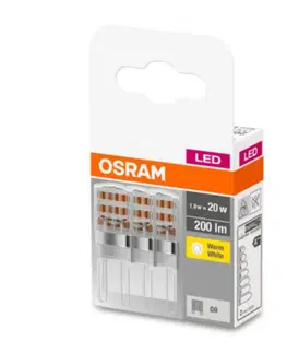 LED žárovky OSRAM OSRAM LED žárovka s paticí G9 1,9W 2 700K čirá 3 kusy