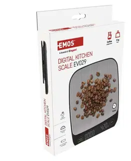 Váhy osobní a kuchyňské EMOS Digitální kuchyňská váha EV029, černá EV029