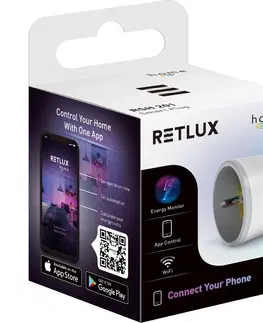 Svítidla Retlux RSH 201 Chytrá zásuvka s Wi-Fi a Bluetooth připojením