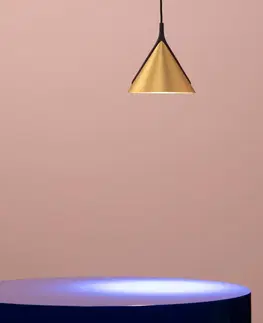 Závěsná světla Axo Light Axolight Jewel Mono Pendant černo-zlatý 2700K 38°