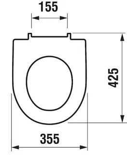 WC sedátka GEBERIT DuofixBasic bez tlačítka + WC JIKA LYRA PLUS + SEDÁTKO DURAPLAST 458.103.00.1 X LY6