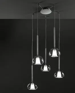 Závěsná světla Sforzin Designové závěsné svítidlo Beba s pěti světly