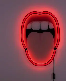 Vnitřní dekorativní svítidla SELETTI LED dekor nástěnné světlo Tongue, 41x58cm
