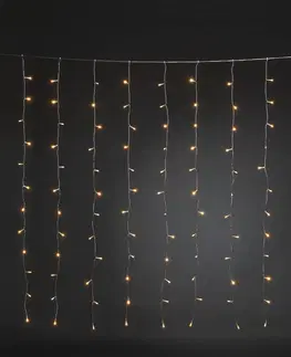 Vánoční světelné závěsy Konstsmide Christmas LED světelný závěs, 120 zdrojů, jantar