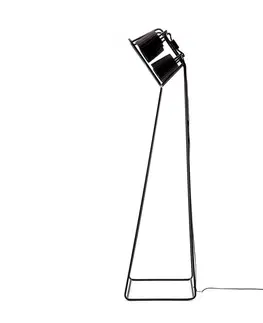 Stojací lampy SELETTI Stojací lampa Multilamp, šest zdrojů, černá