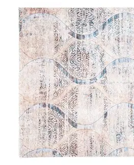 Moderní koberce Moderní koberec v hnědých odstínech s jemným vzorem Šířka: 120 cm | Délka: 170 cm