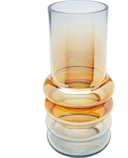 Skleněné vázy KARE Design Skleněná váza Phenom - vícebarevná, 30cm