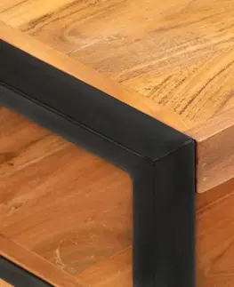 Dřevěné Konferenční stolek dřevo / kov Dekorhome Recyklované dřevo