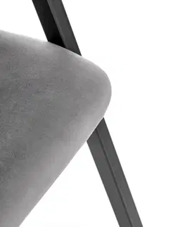 Židle HALMAR Jídelní židle K473 šedá
