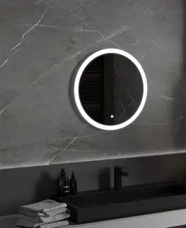 Koupelnová zrcadla MEXEN Oro zrcadlo s osvětlením 60 cm, LED 6000K, 9824-060-060-611-00