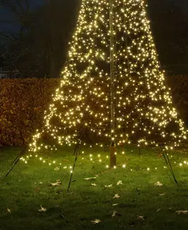 Vánoční venkovní dekorace Fairybell Vánoční stromek Fairybell LED, 600 cm, 2 000 LED diod