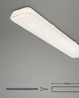 LED stropní svítidla BRILONER LED stropní svítidlo 115,7 cm 48W 5100lm bílé BRILO 3042-016