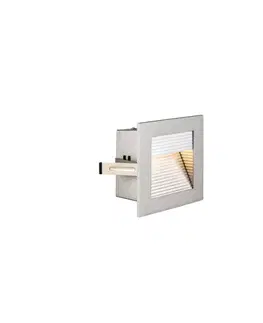 Vestavná svítidla do stěny SLV BIG WHITE FRAME LED 230V CURVE LED vnitřní nástěnné vestavné svítidlo, 2700K 1000575