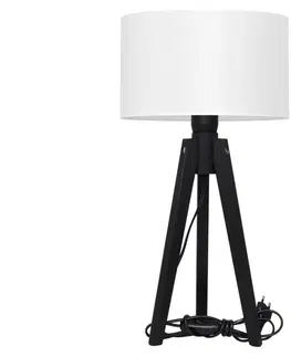 Lampy  Stolní lampa ALBA 1xE27/60W/230V bílá/borovice 